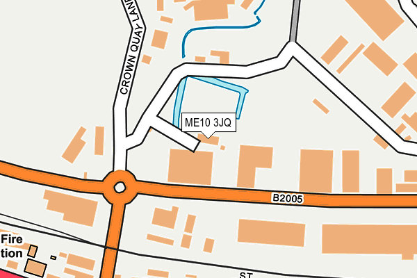 ME10 3JQ map - OS OpenMap – Local (Ordnance Survey)