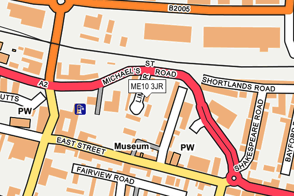 ME10 3JR map - OS OpenMap – Local (Ordnance Survey)