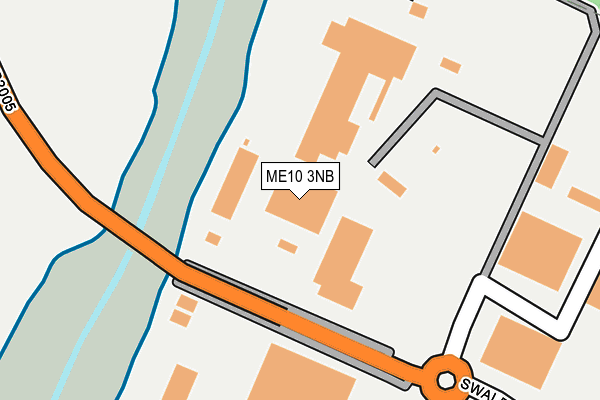 ME10 3NB map - OS OpenMap – Local (Ordnance Survey)