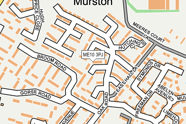 ME10 3PJ map - OS OpenMap – Local (Ordnance Survey)