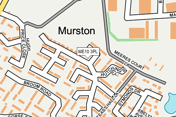 ME10 3PL map - OS OpenMap – Local (Ordnance Survey)