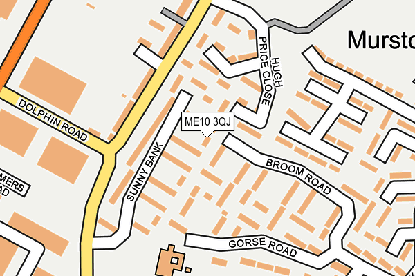 ME10 3QJ map - OS OpenMap – Local (Ordnance Survey)