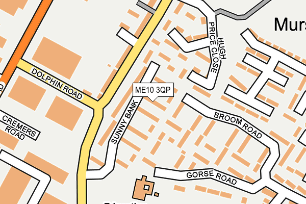 ME10 3QP map - OS OpenMap – Local (Ordnance Survey)