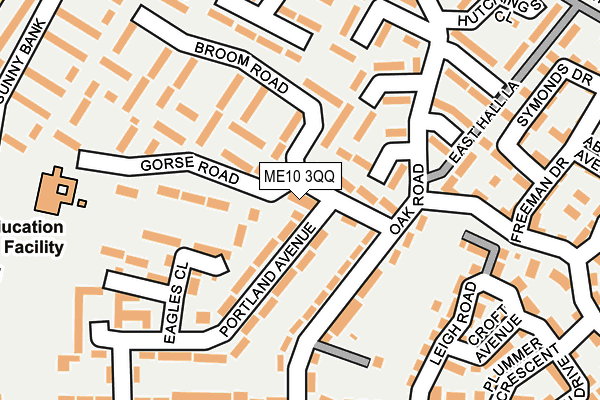 ME10 3QQ map - OS OpenMap – Local (Ordnance Survey)