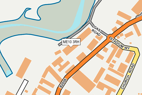 ME10 3RH map - OS OpenMap – Local (Ordnance Survey)