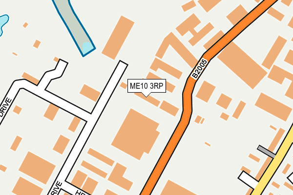 ME10 3RP map - OS OpenMap – Local (Ordnance Survey)