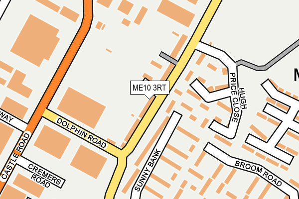 ME10 3RT map - OS OpenMap – Local (Ordnance Survey)