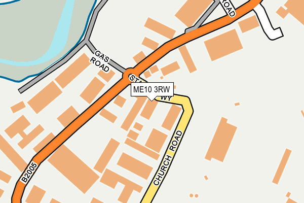 ME10 3RW map - OS OpenMap – Local (Ordnance Survey)