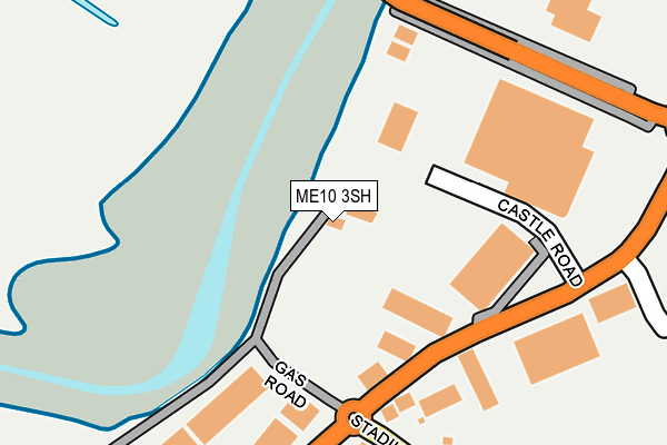 ME10 3SH map - OS OpenMap – Local (Ordnance Survey)