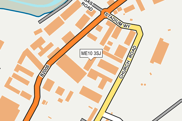 ME10 3SJ map - OS OpenMap – Local (Ordnance Survey)