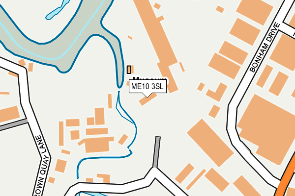 ME10 3SL map - OS OpenMap – Local (Ordnance Survey)