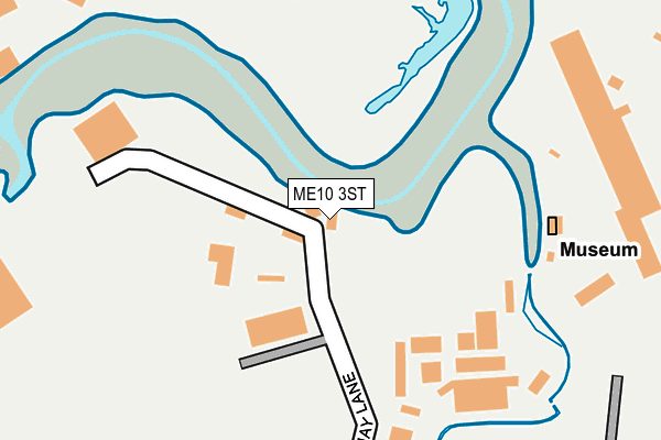 ME10 3ST map - OS OpenMap – Local (Ordnance Survey)