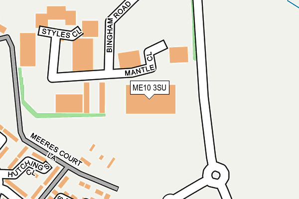 ME10 3SU map - OS OpenMap – Local (Ordnance Survey)