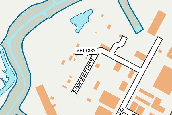 ME10 3SY map - OS OpenMap – Local (Ordnance Survey)