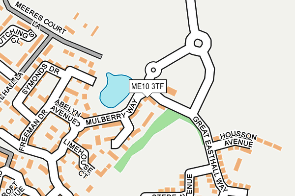 ME10 3TF map - OS OpenMap – Local (Ordnance Survey)