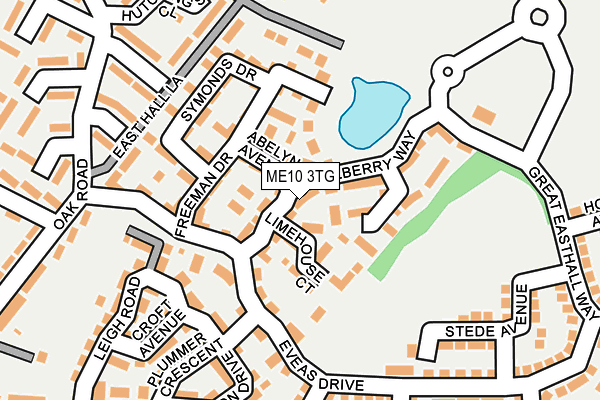 ME10 3TG map - OS OpenMap – Local (Ordnance Survey)