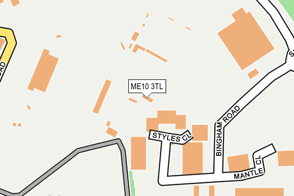 ME10 3TL map - OS OpenMap – Local (Ordnance Survey)