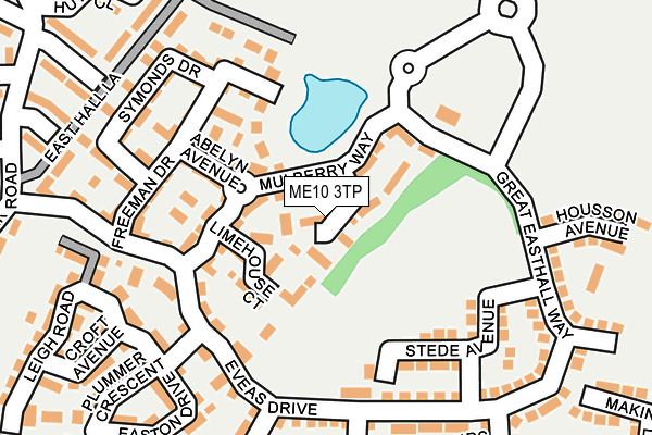 ME10 3TP map - OS OpenMap – Local (Ordnance Survey)