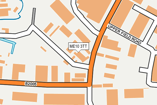 ME10 3TT map - OS OpenMap – Local (Ordnance Survey)