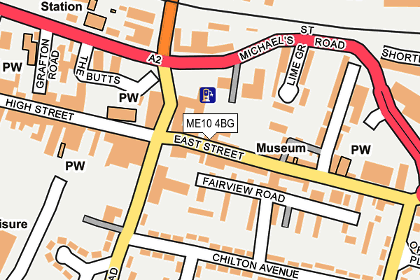 ME10 4BG map - OS OpenMap – Local (Ordnance Survey)