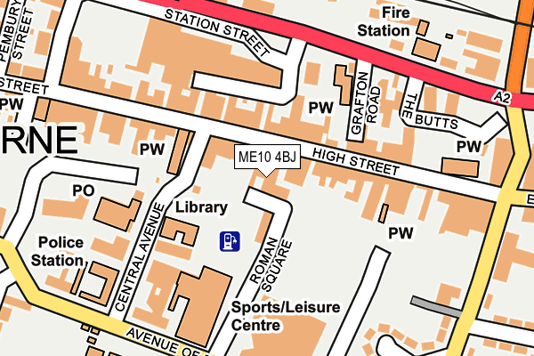 Map of KEV & CO PROPERTIES LIMITED at local scale