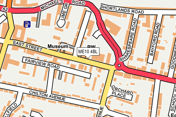 ME10 4BL map - OS OpenMap – Local (Ordnance Survey)