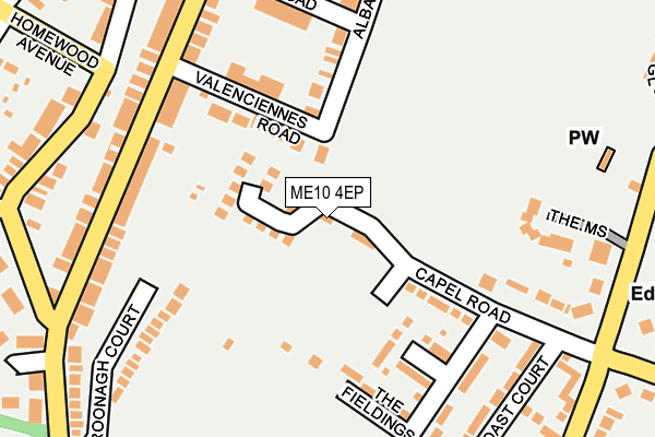 ME10 4EP map - OS OpenMap – Local (Ordnance Survey)