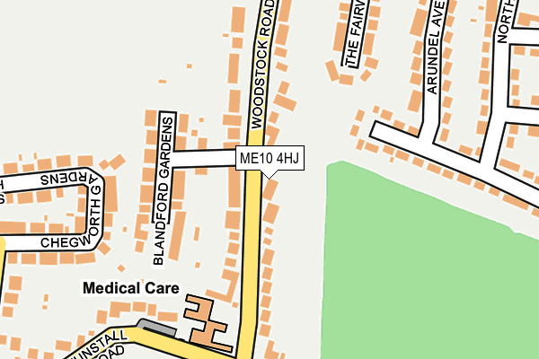 ME10 4HJ map - OS OpenMap – Local (Ordnance Survey)