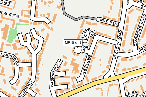 ME10 4JU map - OS OpenMap – Local (Ordnance Survey)