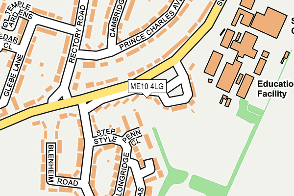 ME10 4LG map - OS OpenMap – Local (Ordnance Survey)