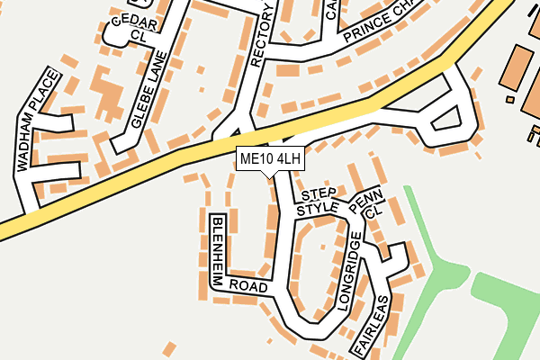 ME10 4LH map - OS OpenMap – Local (Ordnance Survey)