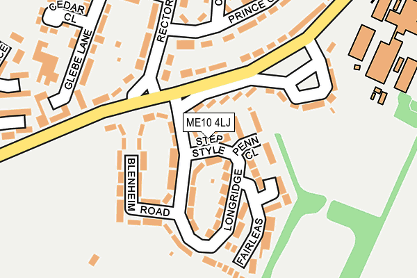 ME10 4LJ map - OS OpenMap – Local (Ordnance Survey)