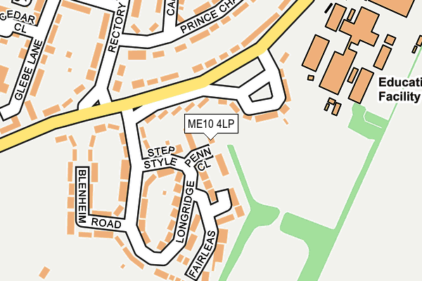 ME10 4LP map - OS OpenMap – Local (Ordnance Survey)