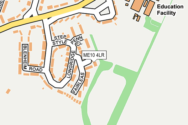ME10 4LR map - OS OpenMap – Local (Ordnance Survey)