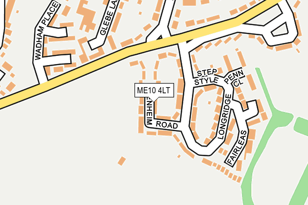 ME10 4LT map - OS OpenMap – Local (Ordnance Survey)