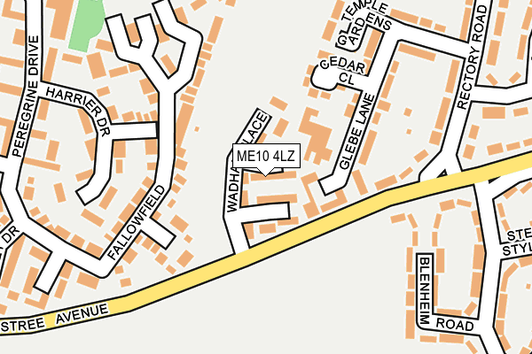 ME10 4LZ map - OS OpenMap – Local (Ordnance Survey)