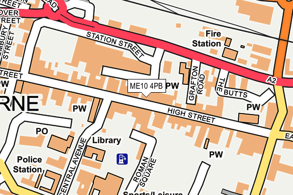 Map of TN COCO NAILS & SPA LTD at local scale