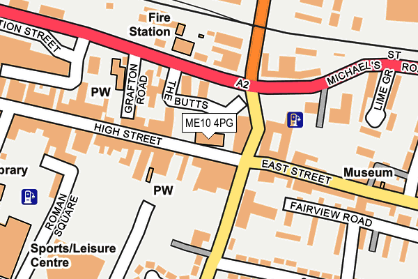 ME10 4PG map - OS OpenMap – Local (Ordnance Survey)