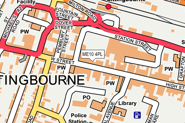 ME10 4PL map - OS OpenMap – Local (Ordnance Survey)