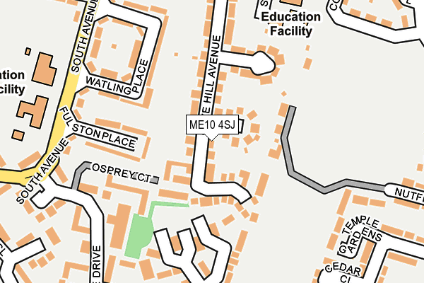 ME10 4SJ map - OS OpenMap – Local (Ordnance Survey)