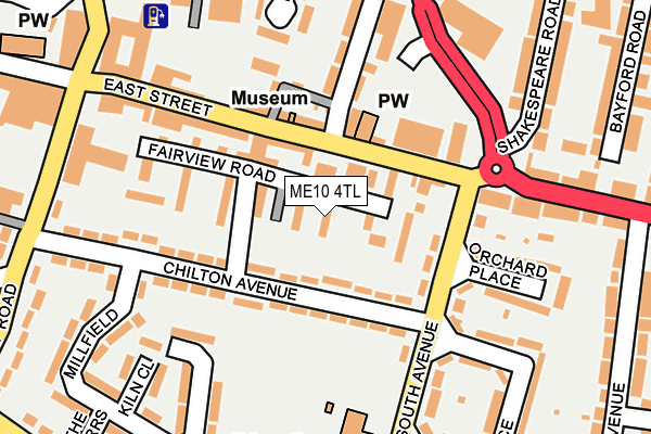 ME10 4TL map - OS OpenMap – Local (Ordnance Survey)