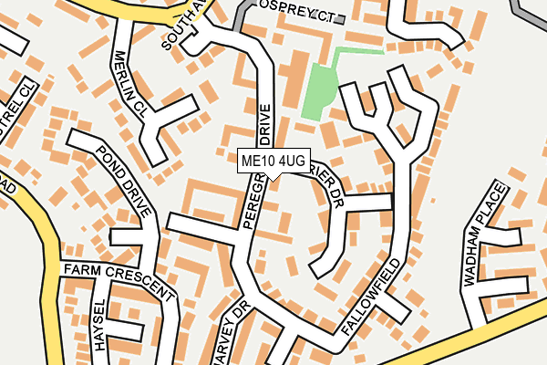 ME10 4UG map - OS OpenMap – Local (Ordnance Survey)