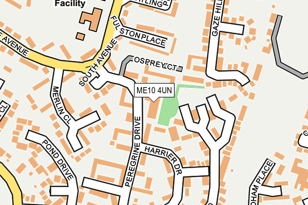 ME10 4UN map - OS OpenMap – Local (Ordnance Survey)