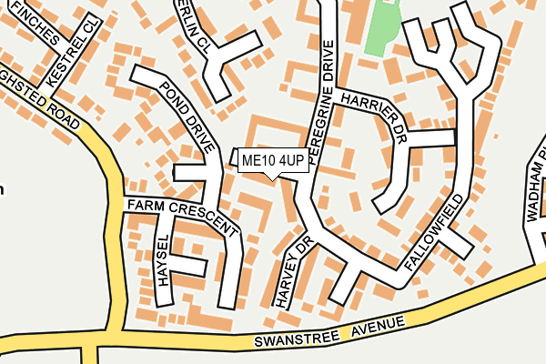 ME10 4UP map - OS OpenMap – Local (Ordnance Survey)