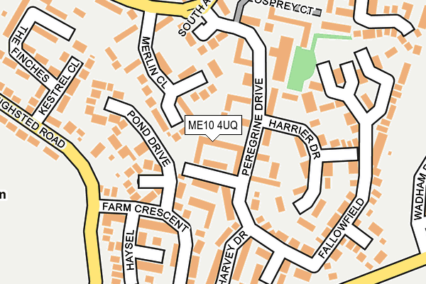 ME10 4UQ map - OS OpenMap – Local (Ordnance Survey)