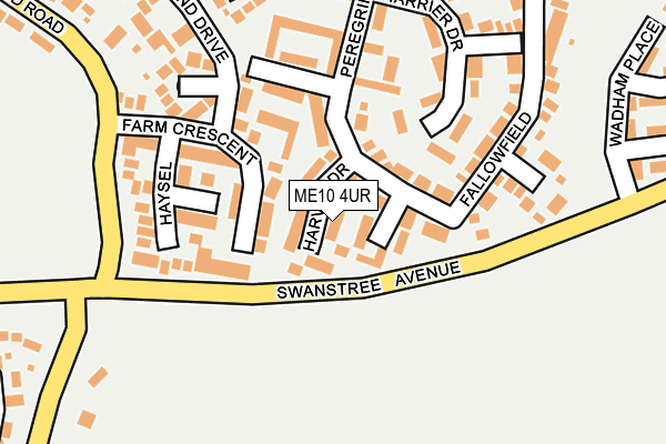ME10 4UR map - OS OpenMap – Local (Ordnance Survey)