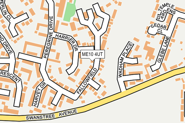 ME10 4UT map - OS OpenMap – Local (Ordnance Survey)