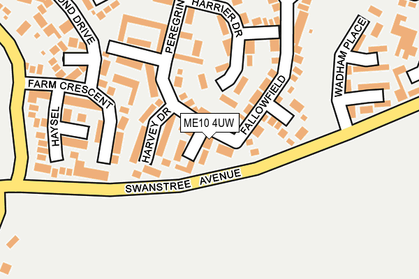 ME10 4UW map - OS OpenMap – Local (Ordnance Survey)