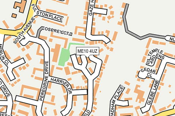 ME10 4UZ map - OS OpenMap – Local (Ordnance Survey)