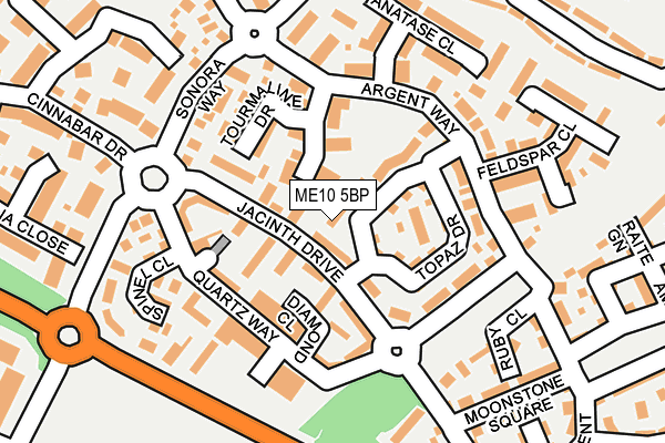 ME10 5BP map - OS OpenMap – Local (Ordnance Survey)